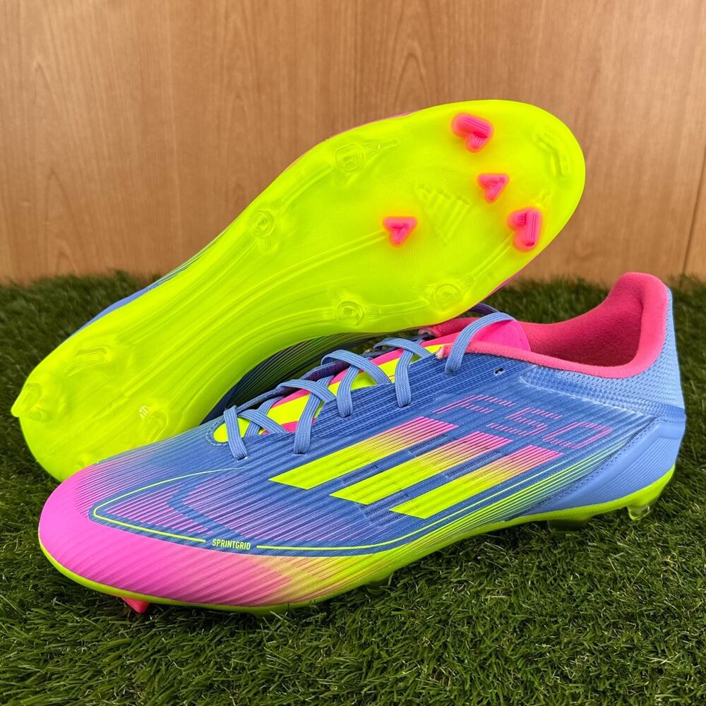 adidas Adizero F50 League FG MG Celestial Victory Cleats IE1290 Men's Size 13